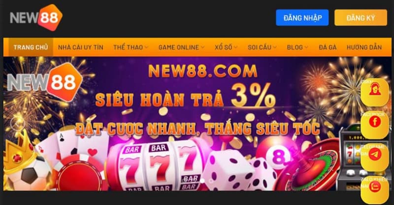 Chơi bài nhận thưởng tại New88